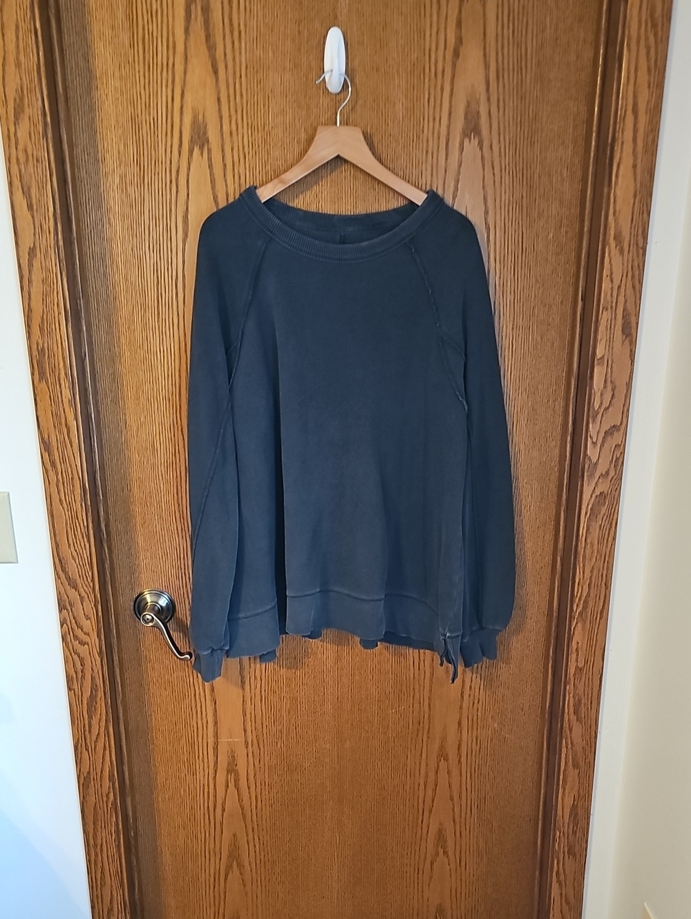 aerie Dark Charcoal Crewneck Sweatshirt